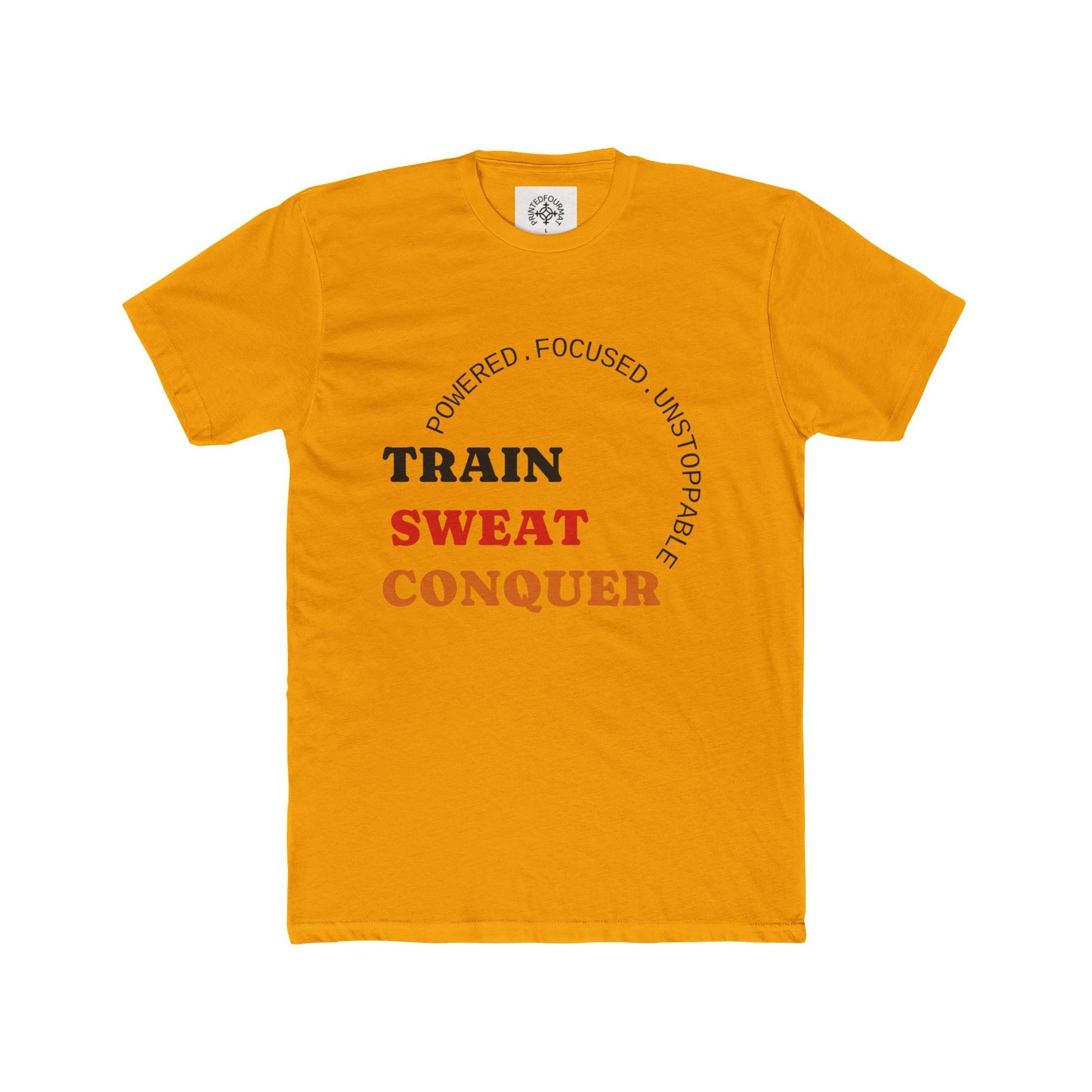Empowering Fitness Crew Tee, Motivational T-Shirt for Gym Lovers, Unisex Athletic Wear, Workout Gift, Inspirational Exercise Apparel
