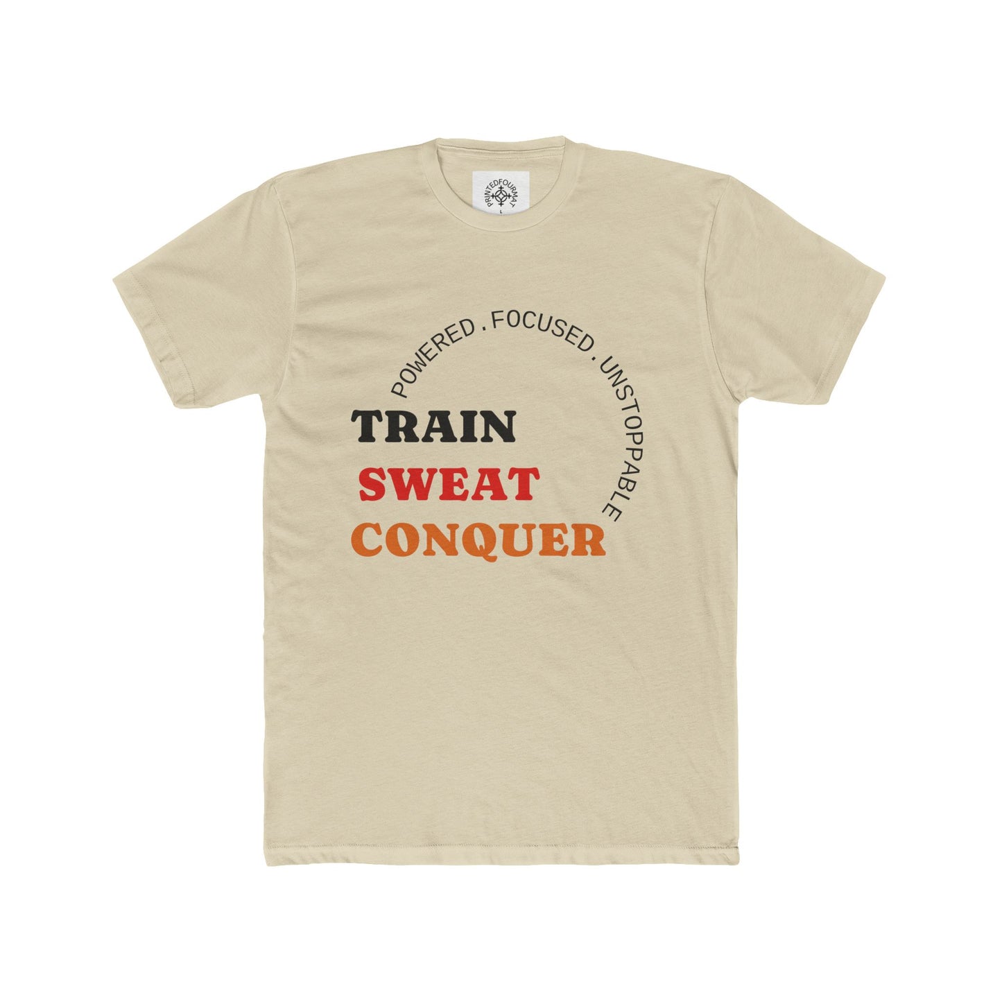Empowering Fitness Crew Tee, Motivational T-Shirt for Gym Lovers, Unisex Athletic Wear, Workout Gift, Inspirational Exercise Apparel