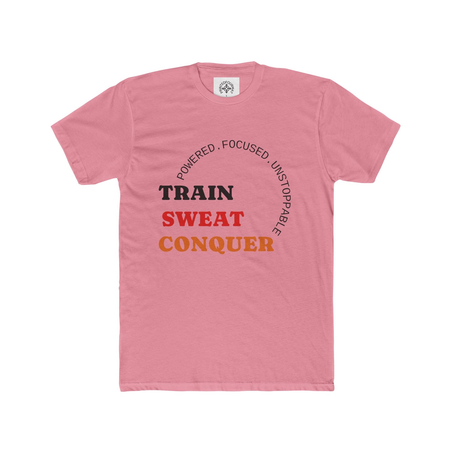 Empowering Fitness Crew Tee, Motivational T-Shirt for Gym Lovers, Unisex Athletic Wear, Workout Gift, Inspirational Exercise Apparel