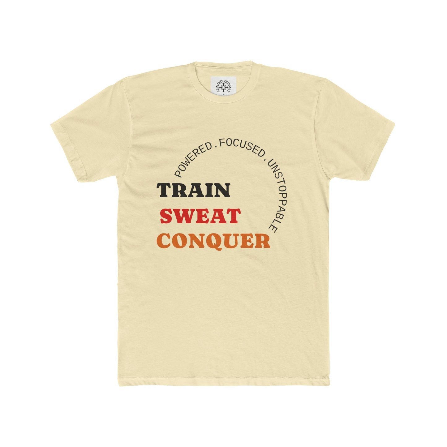 Empowering Fitness Crew Tee, Motivational T-Shirt for Gym Lovers, Unisex Athletic Wear, Workout Gift, Inspirational Exercise Apparel