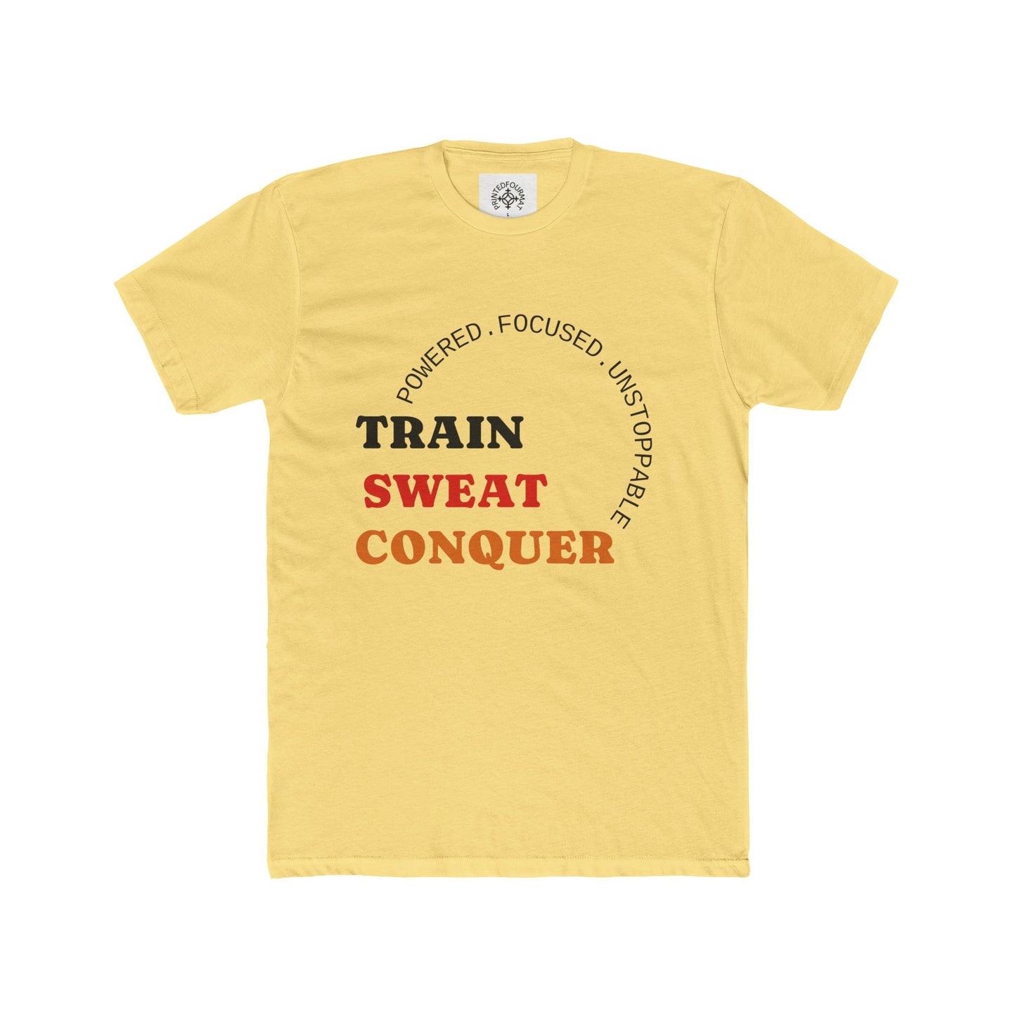 Empowering Fitness Crew Tee, Motivational T-Shirt for Gym Lovers, Unisex Athletic Wear, Workout Gift, Inspirational Exercise Apparel