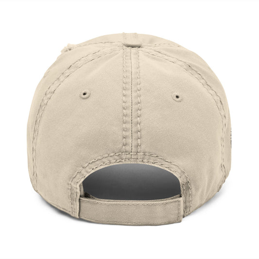 Hat Embroidered Distressed Dad Hat - Unleash the Jungle Design