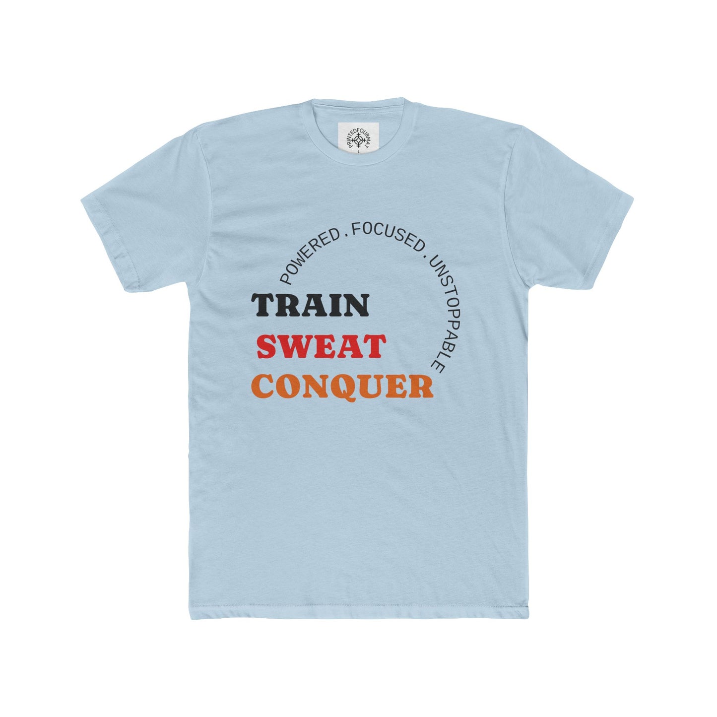 Empowering Fitness Crew Tee, Motivational T-Shirt for Gym Lovers, Unisex Athletic Wear, Workout Gift, Inspirational Exercise Apparel