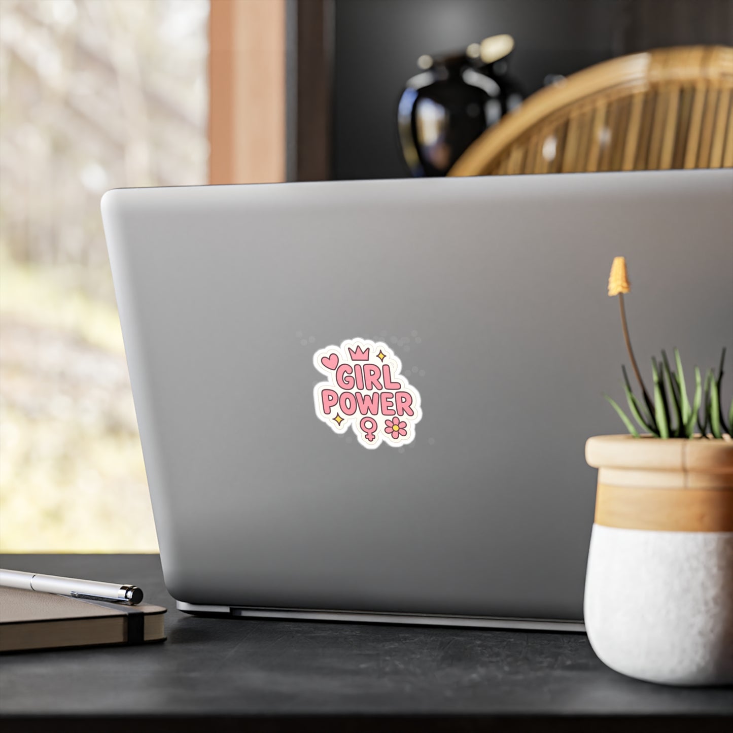 Empowering Girl Power Vinyl Decals, Feminist Stickers for Laptops, Water Bottles, Journals, Perfect for Gifts & Decor
