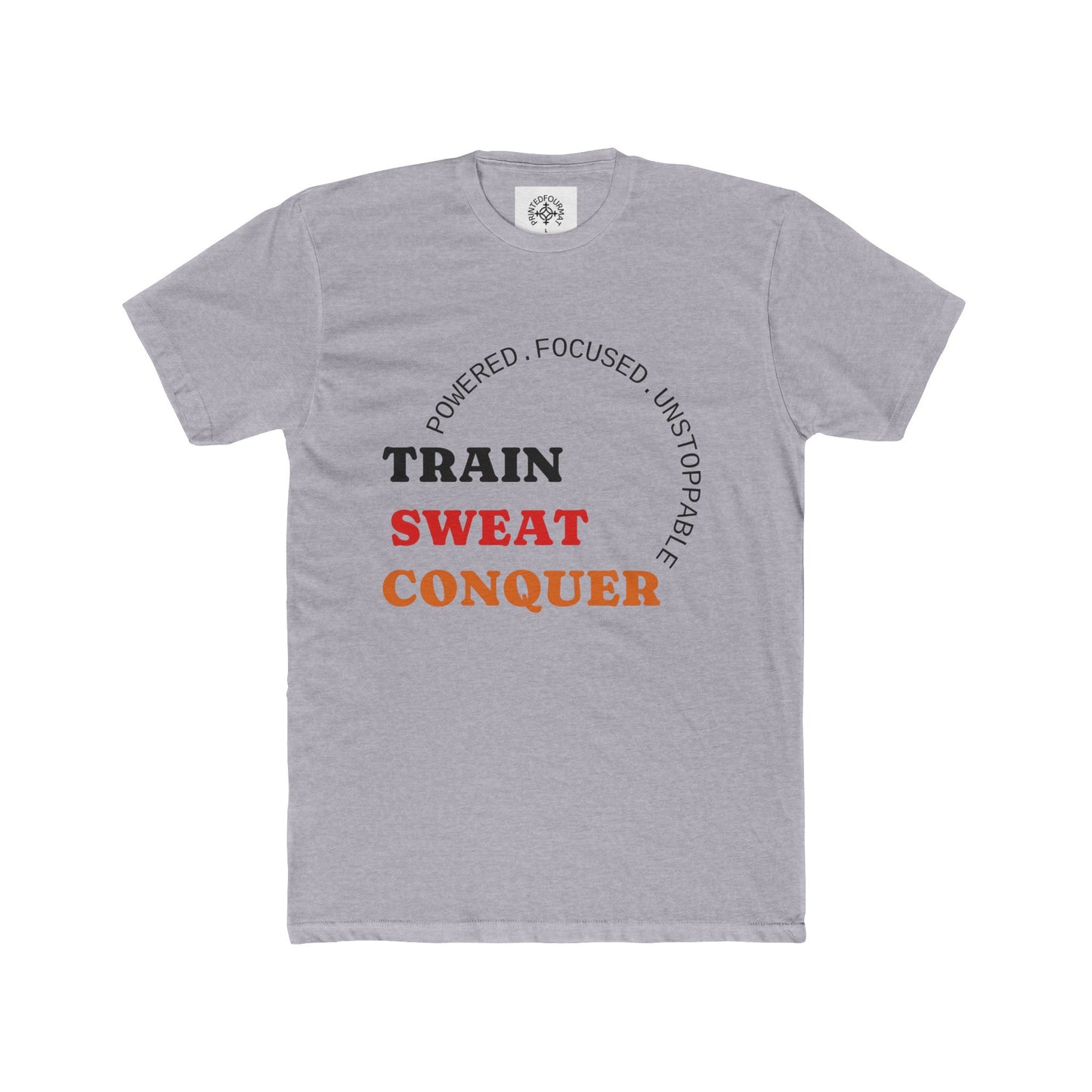 Empowering Fitness Crew Tee, Motivational T-Shirt for Gym Lovers, Unisex Athletic Wear, Workout Gift, Inspirational Exercise Apparel